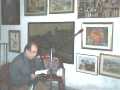 el escritor Ruben D'Alba, leyendo...